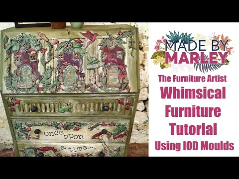 Видео: Учебное пособие по причудливой мебели с использованием форм IOD