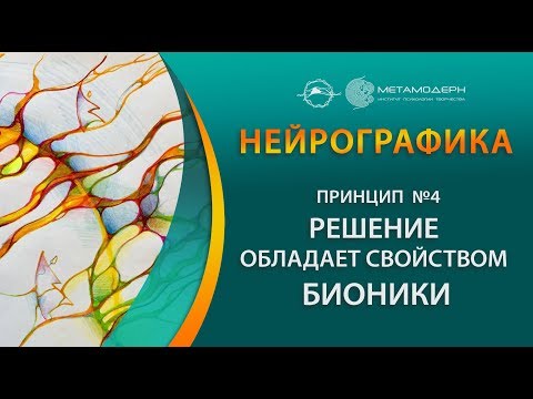 Видео: Нейрографика. Принцип №4 - Решение обладает качеством бионики.