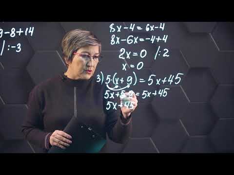 Видео: Линейное уравнение с одной переменной. Практическая часть. 6 класс.