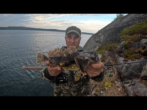 Видео: Морская рыбалка со скалы / Sea fishing from the rocks