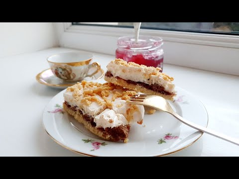 Видео: ПЕСОЧНЫЙ ПИРОГ С БЕЗЕ И ДЖЕМОМ - ЭТО ОЧЕНЬ ПРОСТО И ВКУСНО!