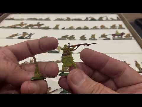 Видео: Солдатики Красной Армии и Великобритании / Red Army’s zinnfigures