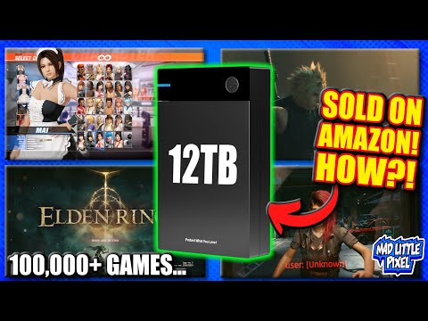 Видео: ВСЕ игровые ПК и ретро-игры на жёстком диске на 12 ТБ?! 🤯 (Продаётся на Amazon)