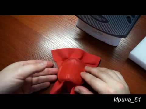 Видео: "Работа с односторонним молдом лепестка розы."