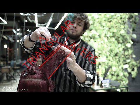 Видео: КАК СТРИЧЬ ТЕКСТУРИРОВАННЫЙ БОБ слоями - НИКИТОЧКИН