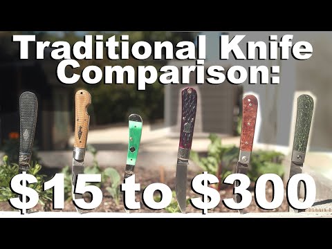 Видео: Сравнение традиционных ножей Swayback от Jack Wolf, Great Eastern Cutlery, Viper и Rough Ryder