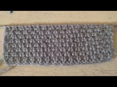 Видео: Двухсторонний узор "Рис" спицами. Или узор Рис по новому.