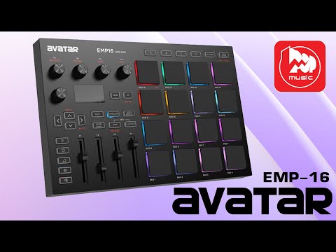 Видео: Миди-контроллер Avatar EMP 16 || Недорогой аналог AKAI