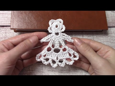 Видео: Маленький ангел крючком //Crochet Angel For Beginners