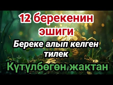 Видео: Күтүлбөгөн жактан ачылган 12 берекенин эшигин угуп көрөлү 💸