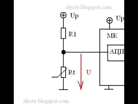 Видео: Измерение температуры термистором терморезистором