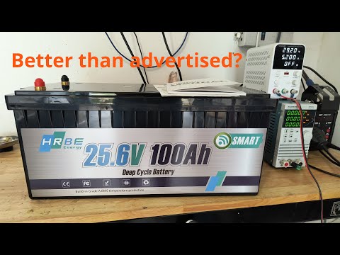 Видео: Проверка ёмкости аккумулятора HRBE 24 В 100 А·ч LiFePO4. Разбалансировка с завода!? Нашёл приложе...