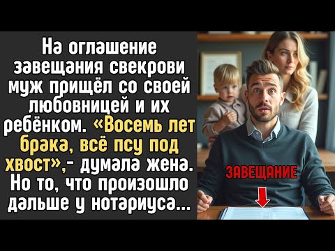 Видео: За наследством СВЕКРОВИ, муж пришел с ЛЮБОВНИЦЕЙ и младенцем на руках. А едва нотариус открыл...