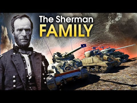 Видео: Семья Шерман / War Thunder