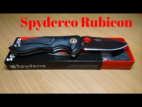 Видео: SPYDERCO RUBICON (РЕПЛИКА) отличное качество.Нож.