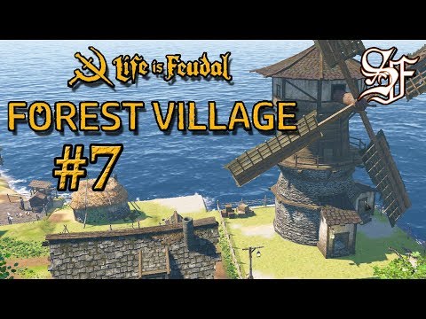 Видео: Life is Feudal: Forest Village | Постройка мельницы. Жестокое выселение #7