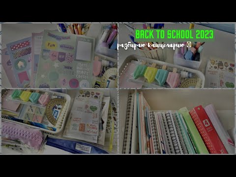 Видео: Моя Канцелярия | Back To School 2023 | Подготовка К Учебе | Разбираю Канцелярию 📐✏️