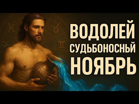 Видео: Водолей. Ноябрь меняет всё. Судьба разворачивается в вашу пользу. Гороскоп для Водолея 2025