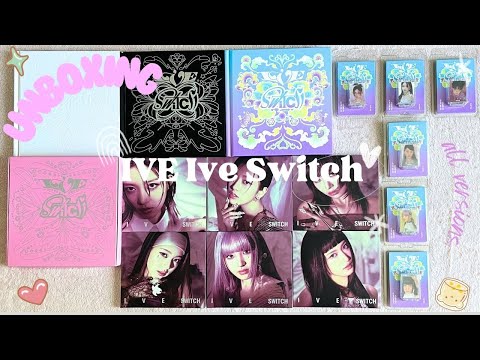 Видео: ☆*.｡. Распаковка 35+ альбомов IVE IVE SWITCH ☆* dive diaries ep.5