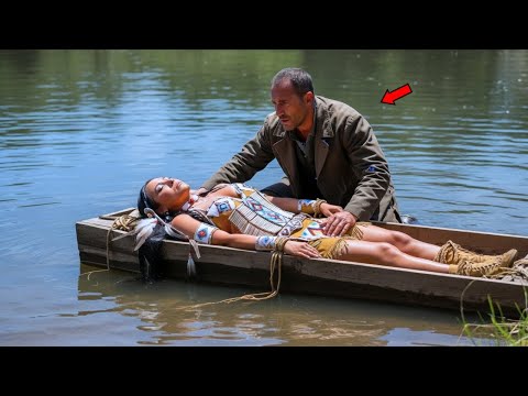 Видео: Парализованную апачку бросили в реку — ковбой рискнул жизнью, чтобы спасти её.