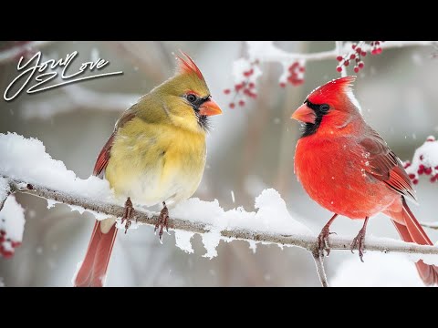 Видео: Зимние пения птиц для расслабления ума ~ Обретите ясность за считанные минуты
