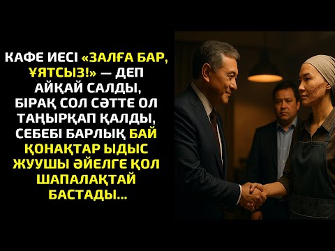 Видео: КАФЕ ИЕСІ «ЗАЛҒА БАР, ҰЯТСЫЗ!» — ДЕП АЙҚАЙ САЛДЫ,БІРАҚ СОЛ СӘТТЕ ОЛ ТАҢЫРҚАП ҚАЛДЫ,СЕБЕБІ БАРЛЫҚ БАЙ