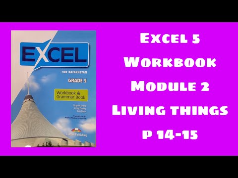 Видео: Excel 5 workbook p 14-15 / Эксел 5 сынып уоркбук 14-15 бет