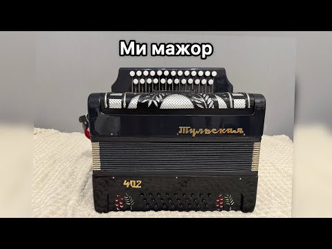 Видео: Гармонь Ми мажор Четырехголосная Тульская 402