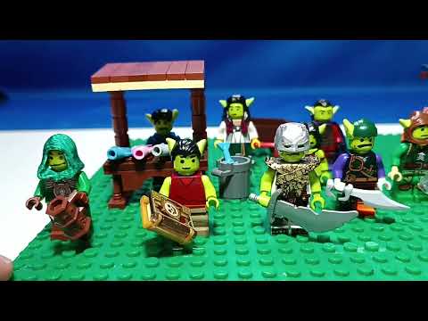 Видео: Гоблины. История Хаздора. #Земля чудовищ #пластилин #лего