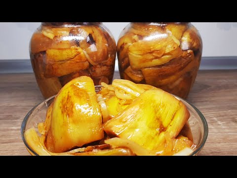 Видео: Не Баклажаны а УЛЁТ зимой съедаются первыми! Шашлык из баклажанов на зиму!