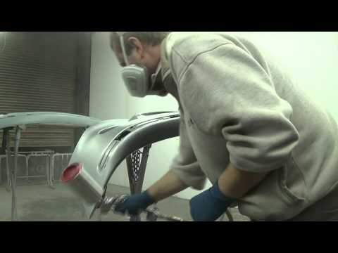 Видео: Покраска Авто пластика (новый бампер)