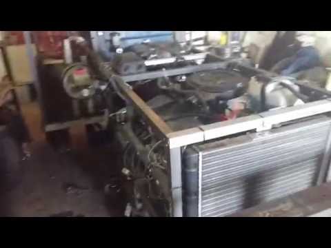 Видео: самодельный трактор с москвичёвским двигателем