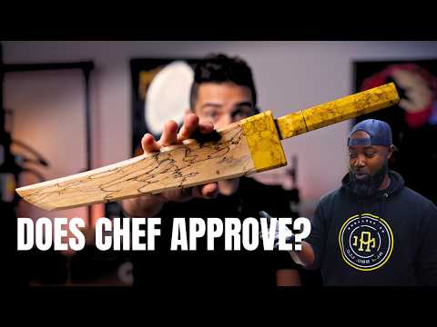 Видео: Одобряет ли этот мастер нож, который я ему сделал?