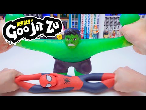 Видео: MARVEL ГЕРОИ ГУДЖИТСУ / Игрушки Goo Jit Zu