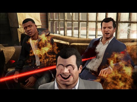 Видео: Лестер больше не хочет ехать в машине Майкла! В пробке на скорости 99999! -GTA5