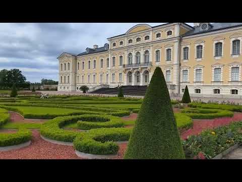 Видео: Рундальский дворец. Пилсрундале, Латвия.