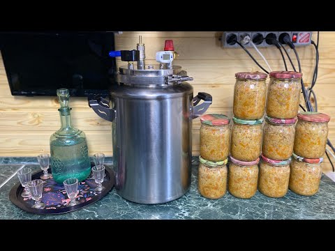 Видео: Перловая каша с мясом в новом автоклаве ВЕЙН КЛАССИК