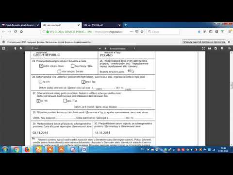 Видео: Как правильно заполнить анкету для визы в Чехию
