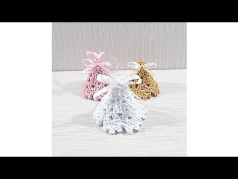 Видео: НОВОЕ 🔥 КОЛОКОЛЬЧИК КРЮЧКОМ 🔥 ИГРУШКА НА ЕЛКУ. ПОДРОБНЙ МАСТЕР-КЛАСС. #вяжу_с_lutami