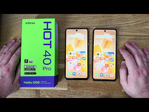 Видео: Обзор Infinix Hot 40 Pro и Hot 40: два таких одинаковых больших смартфона. И таких разных!