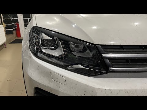 Видео: Volkswagen Touareg NF - ремонт фар, восстановление света DLA