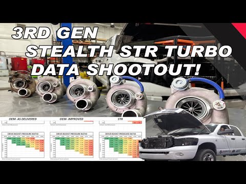 Видео: Cummins Stealth STR 5,9 л против стандартного турбонаддува! Мощность, обороты, тяга, наддув, темп...