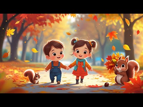 Видео: Пъстра Есен 🍁| Детски песнички за есента | MONKA