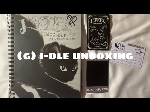 Видео: unboxing (G)I-DLE: I FEEL (Cat ver.) /  PRE-ORDER / распаковка альбома айдл / предзаказ 🎧