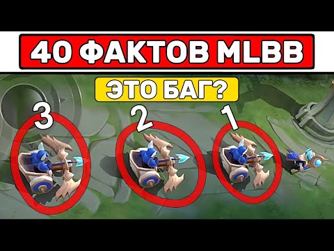 Видео: 40 ФАКТОВ О MOBILE LEGENDS / МОБАЙЛ ЛЕГЕНД📌