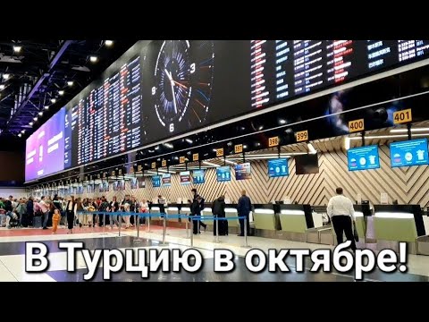 Видео: НОВОЕ ПУТЕШЕСТВИЕ! "🛫И снова манит меня дорога в аэропорт🛫..." ОКТЯБРЬ 2024г. Летим в ТУРЦИЮ!🇹🇷