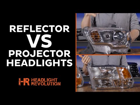 Видео: Разница между рефлекторными и прожекторными фарами. Какие у вас сейчас?