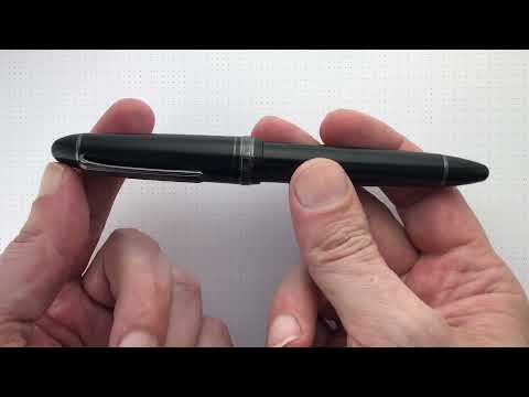 Видео: Обзор перьевой ручки Sailor 1911 Large Black Luster, Limited Edition