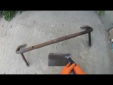 Видео: Мини пескоструй SandJet, работа с небольшим компрессором.