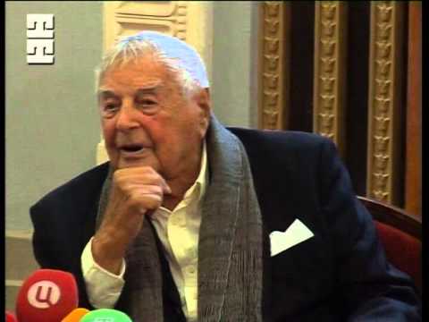 Видео: Юрий Любимов в им. Е. Вахтангова. Пресс-конференция.